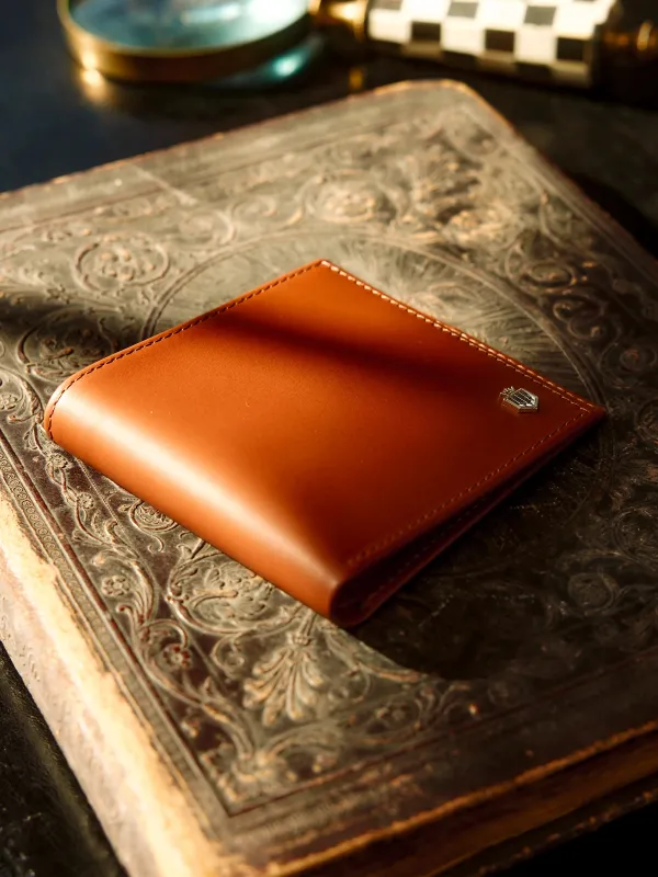 Westminster Wallet - Tan Leather made by Fairfax & Favor
