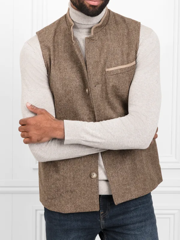 Edward Gilet - Camel made by Fairfax & Favor