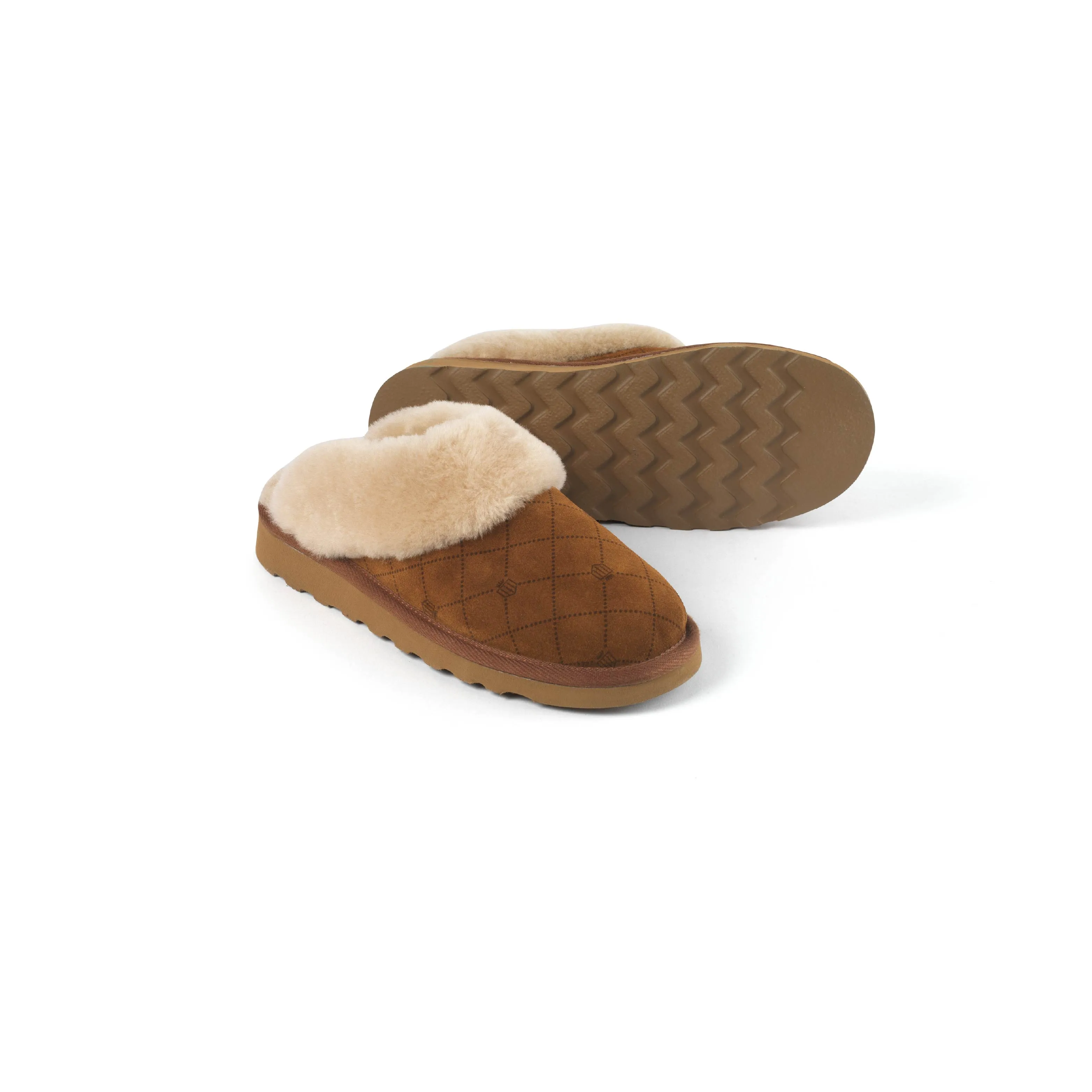 Glencoe Slipper - Tan Suede sold by Fairfax & Favor product image thumbnail 4