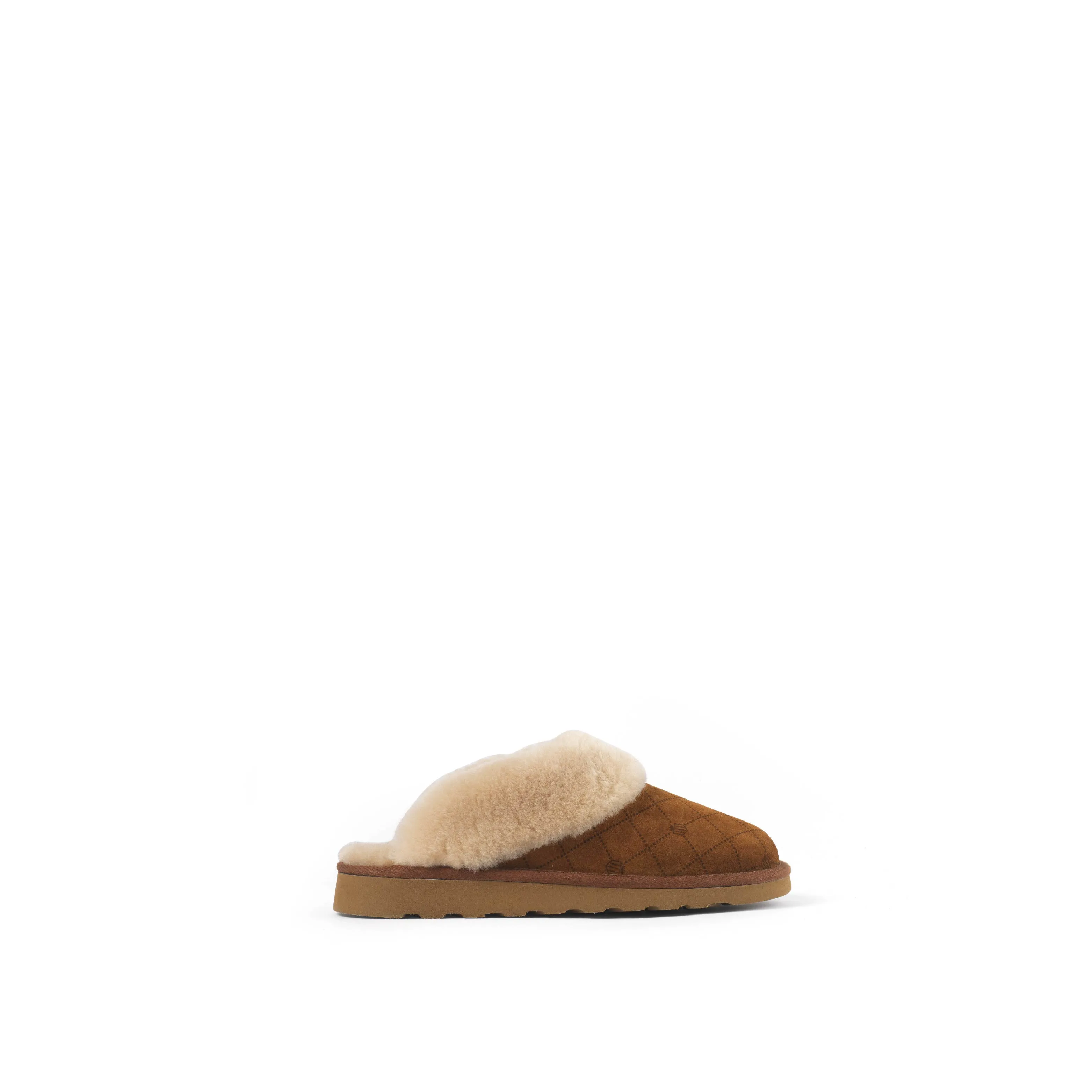 Glencoe Slipper - Tan Suede sold by Fairfax & Favor