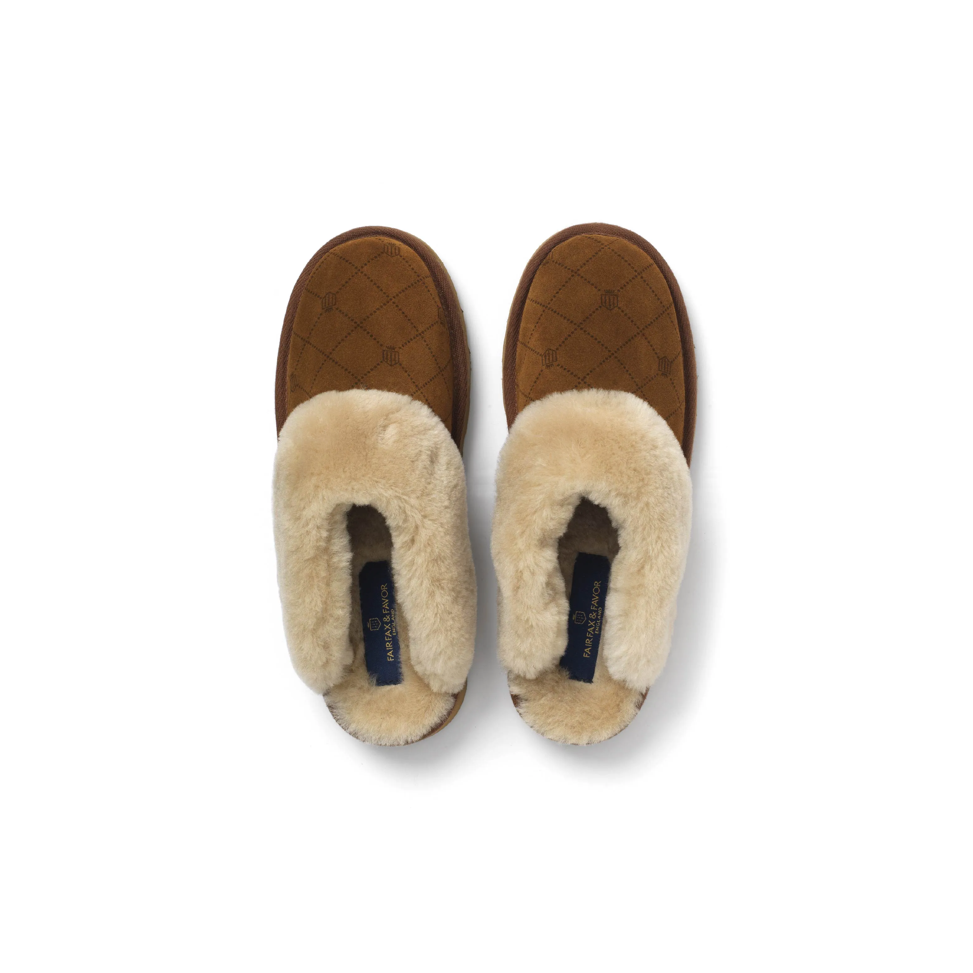 Glencoe Slipper - Tan Suede sold by Fairfax & Favor product image thumbnail 3