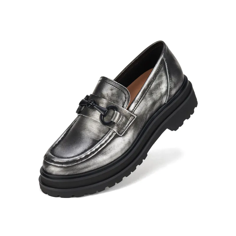 Loafer Step Classic Brushed Silver made by Rollie Nation
