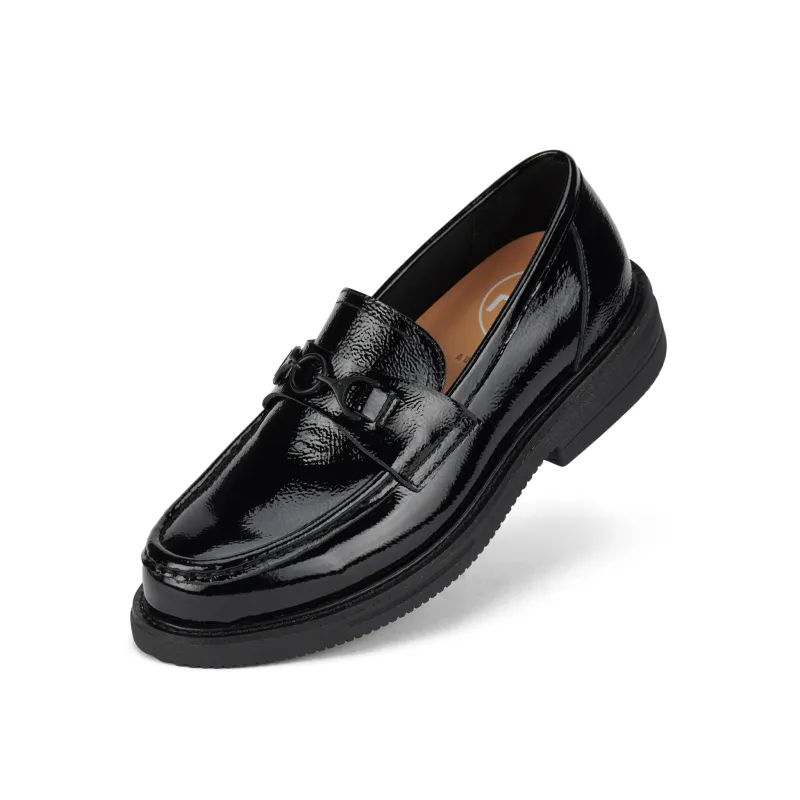Loafer Rise Black Patent made by Rollie Nation