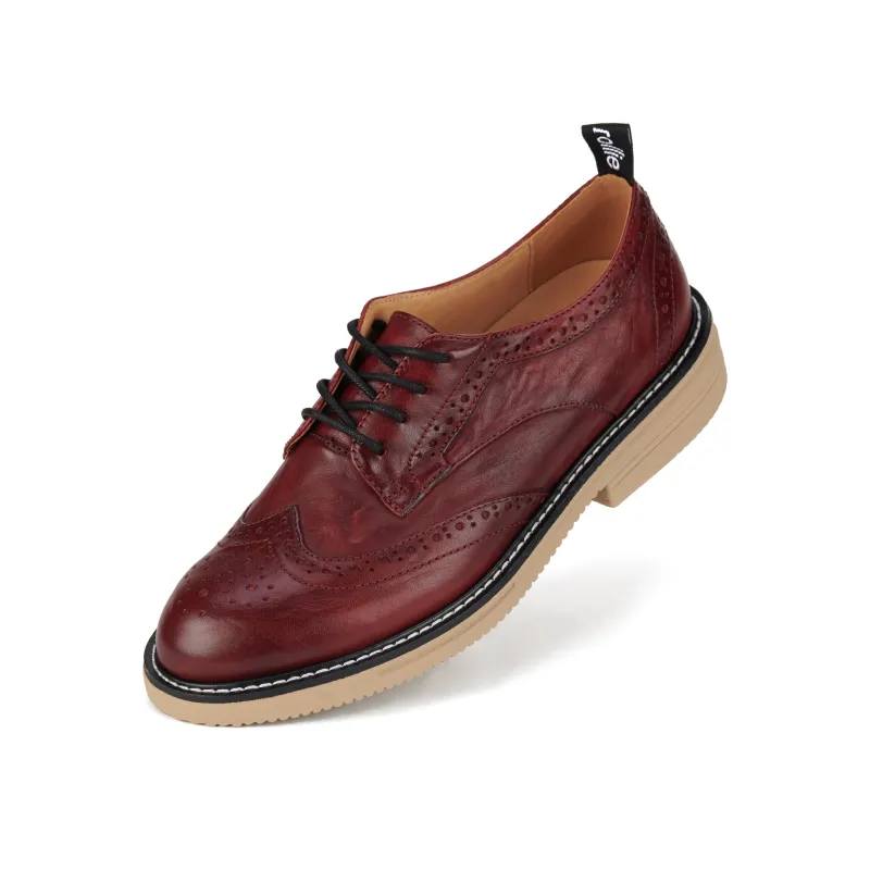 Brogue Rise Vintage Dark Red/Latte made by Rollie Nation