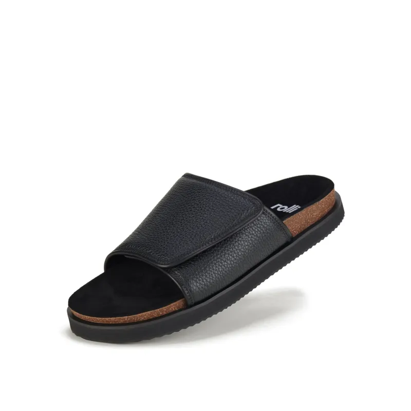 Rhodes Mens Slide Black sold by Rollie Nation