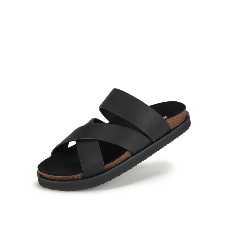 Rhodes Mens Cross Slide Black sold by Rollie Nation