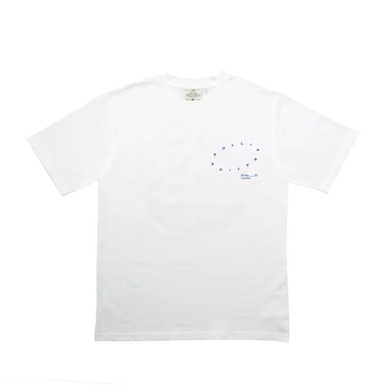 Oscillate T-Shirt White sold by Rollie Nation