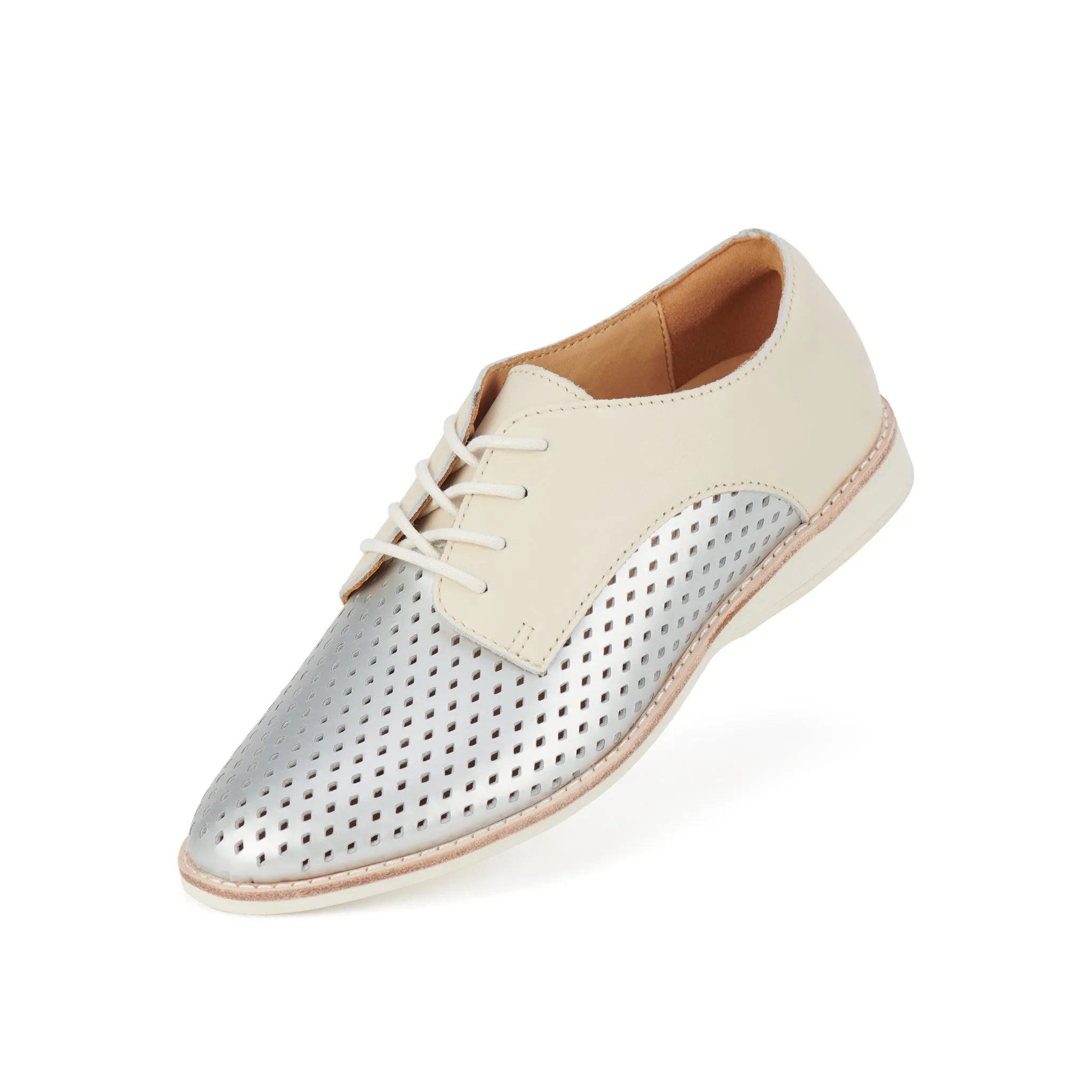 Derby Punch Silver/Ecru sold by Rollie Nation