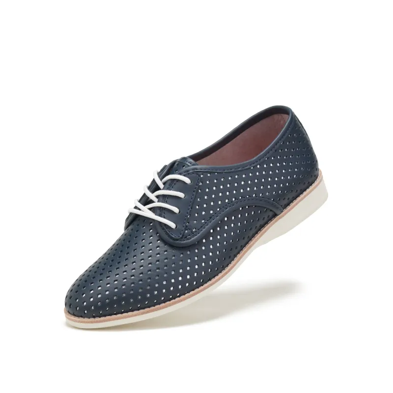 Derby Punch Overlay Dark Navy/Silver made by Rollie Nation