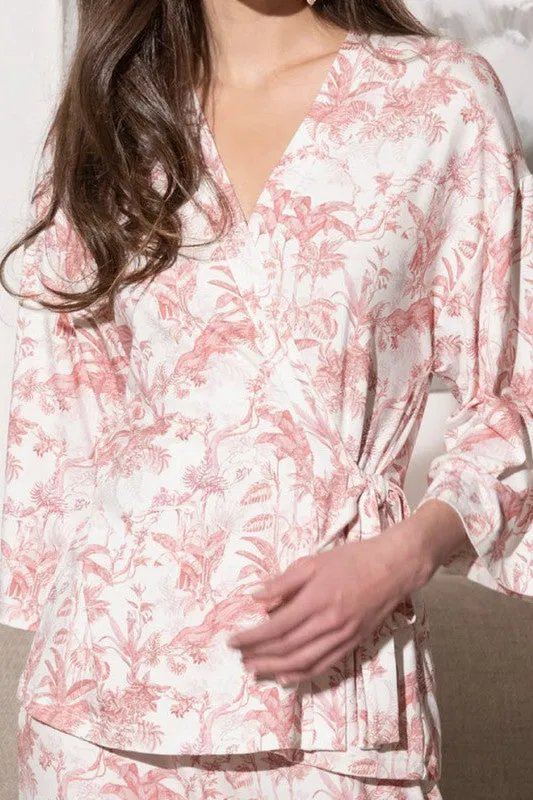 Antigel H68 Jungle De Jouy Short Robe sold by Antigel