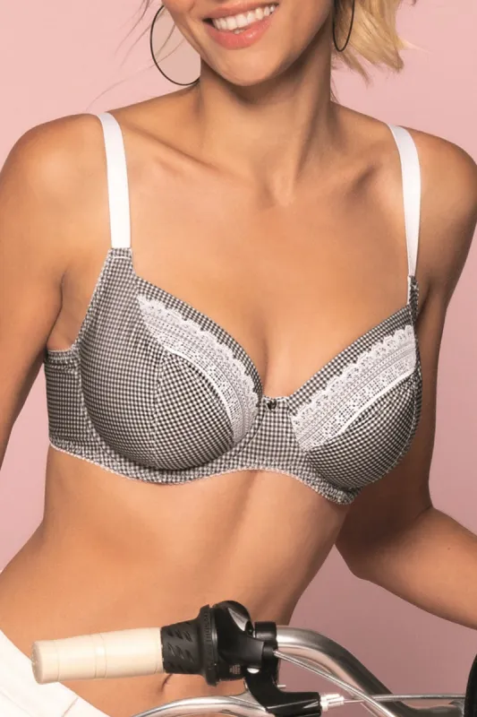 Antigel H31 Vichy Citadine 3/4 Cup Bra sold by Antigel