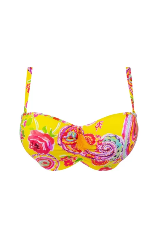 Antigel 34b La Holi Antigel Strapless Bandeau Bikini sold by Antigel