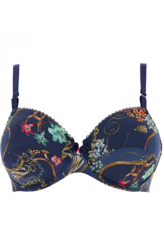Antigel G81 Folie Foulard Underwired full cup bra sold by Antigel