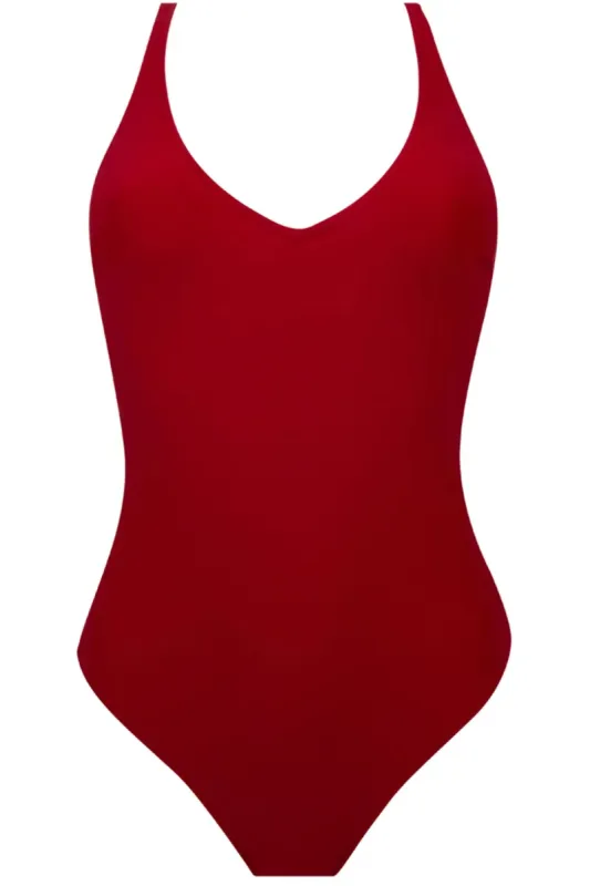 Antigel 14B La Chiquissima Non Wire Halter Swimsuit sold by Antigel