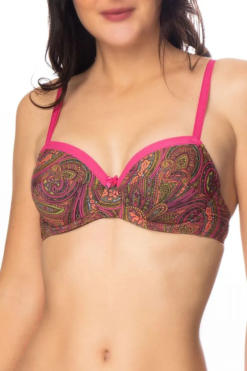 Antigel H23 Carnet De Voyage Underwired full cup bra sold by Antigel