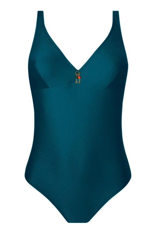 Antigel 07B La Vogueuse Non Wire Halter Swimsuit sold by Antigel