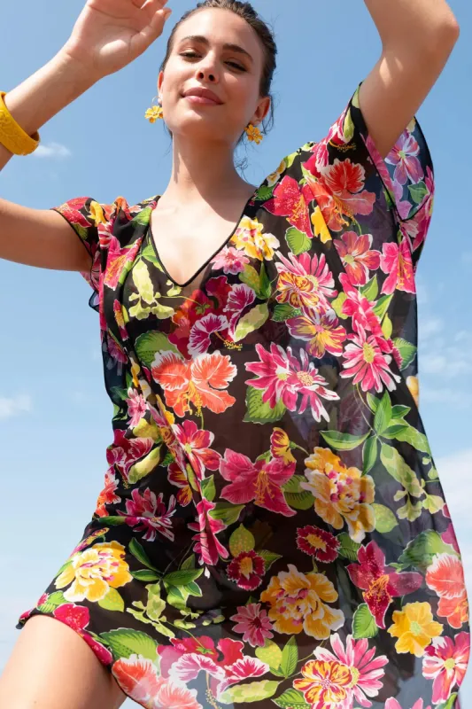 Antigel 70B La Feminissima Poncho Beach Cover-up sold by Antigel