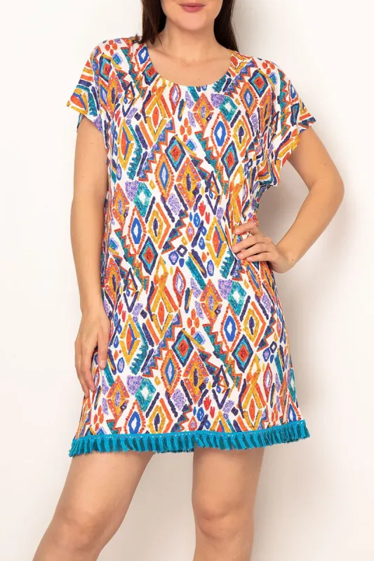 Antigel 55b La Maya Antigel Poncho Beach Cover-Up sold by Antigel