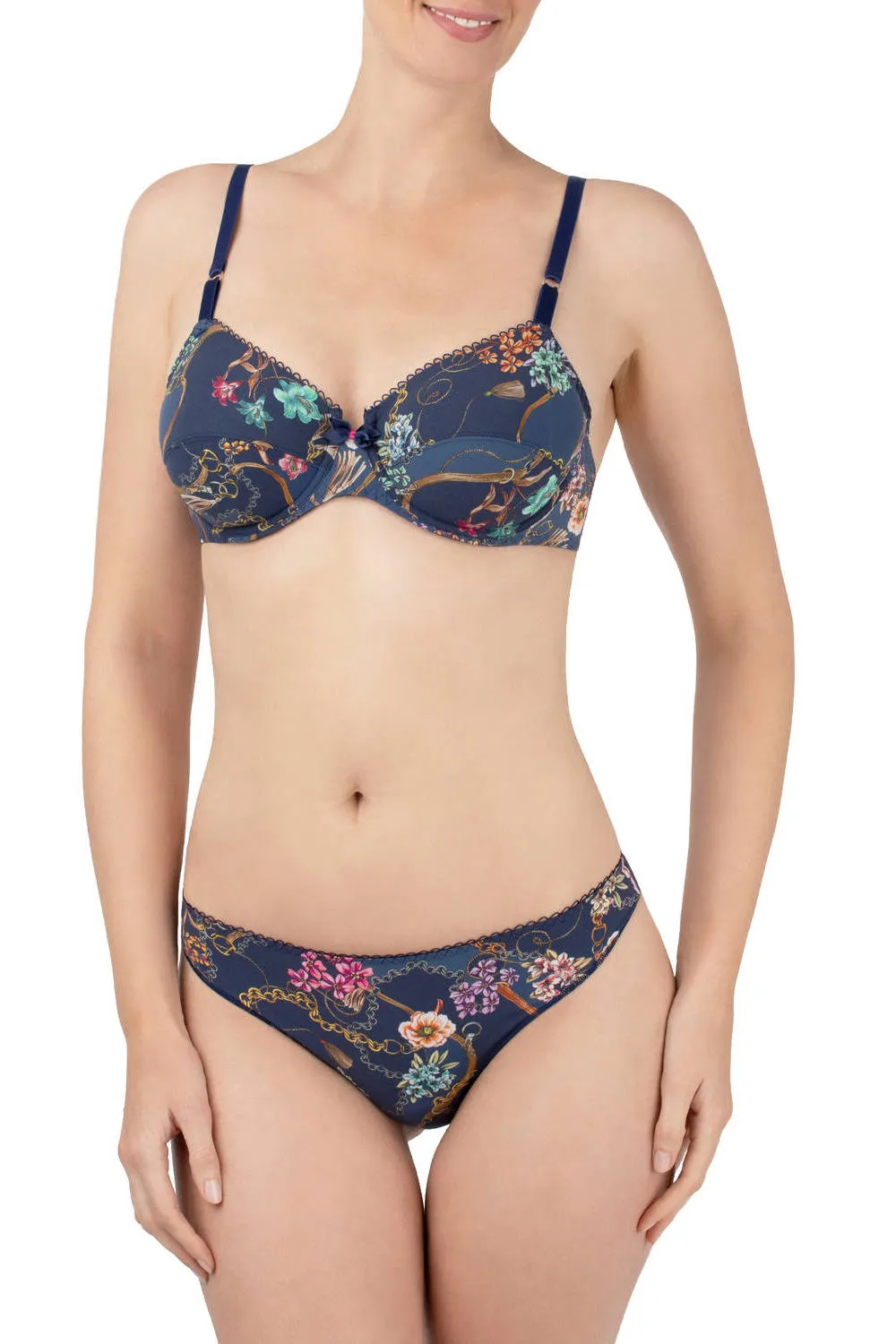 Antigel G81 Folie Foulard Underwired full cup bra sold by Antigel product image thumbnail 3