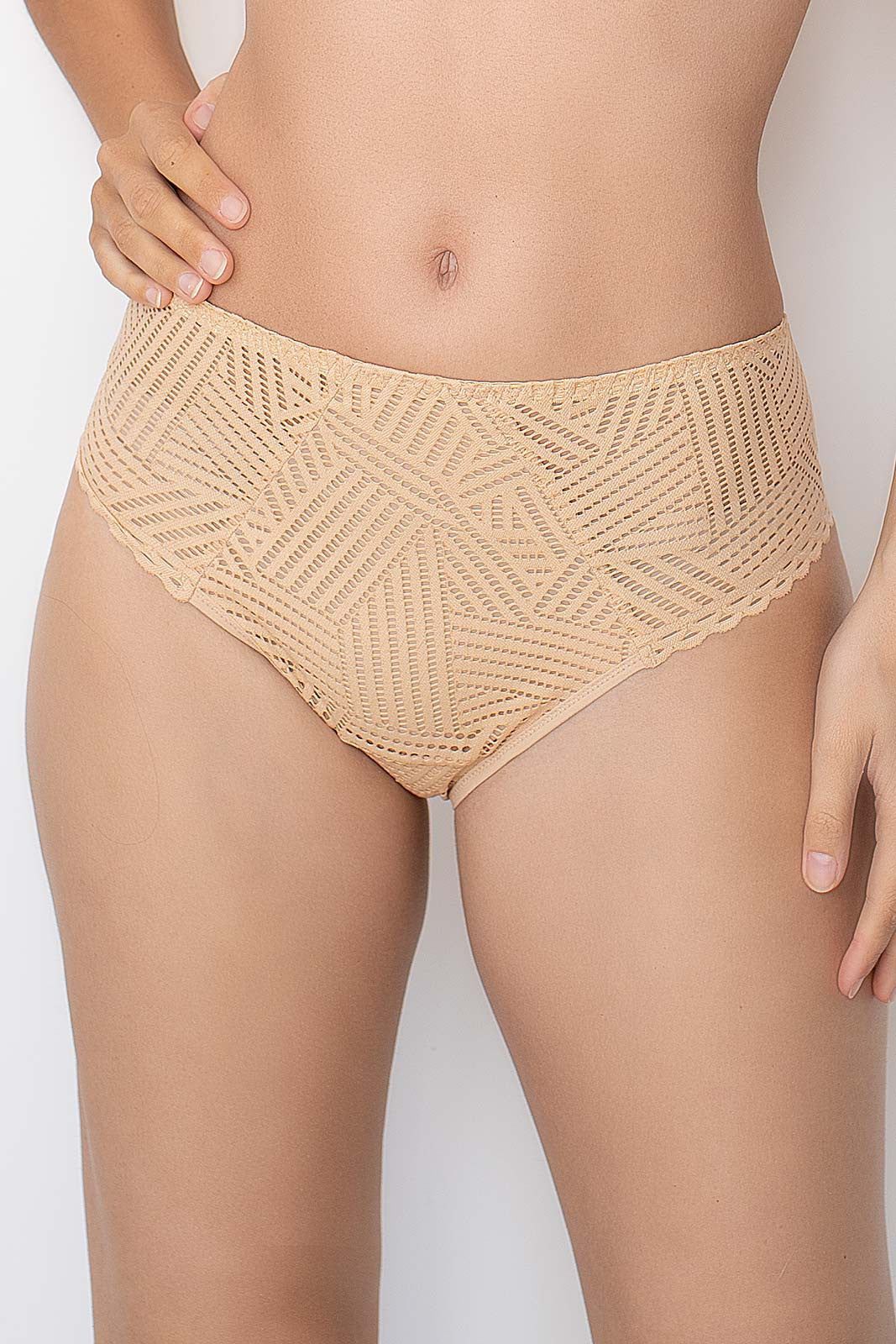 Antigel C37 Tressage Graphic High Waist Brief sold by Antigel