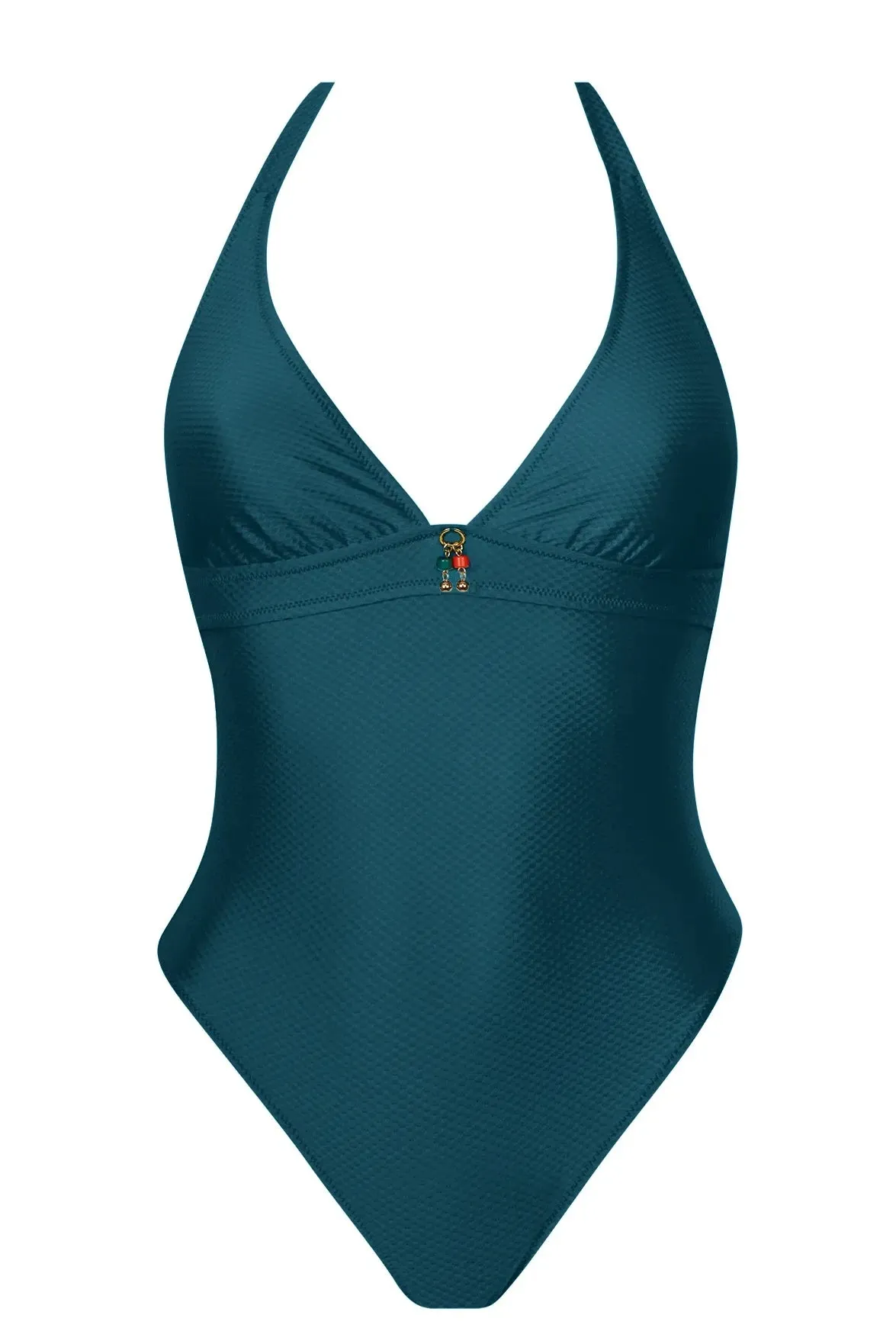 Antigel 07B La Vogueuse Non Wire Halter Swimsuit sold by Antigel