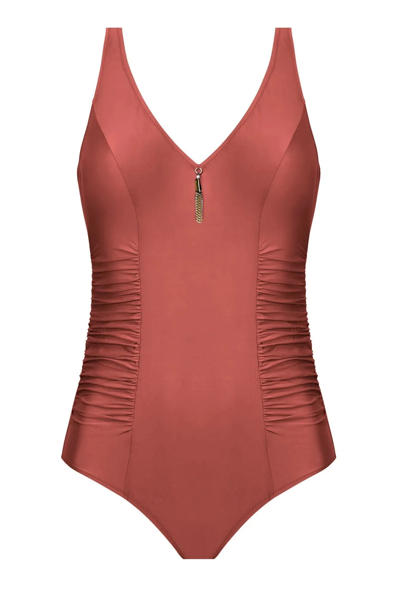 Antigel 17B La Jet-Setteuse Non Wire Halter Swimsuit sold by Antigel