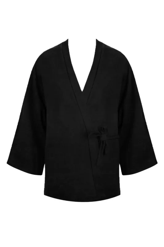 Antigel C37 Tressage Graphic Short Robe sold by Antigel