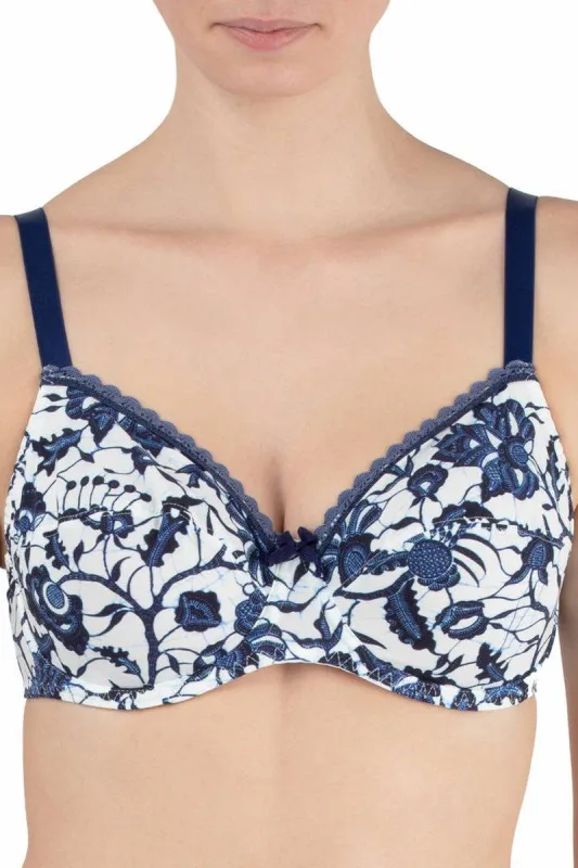 Antigel G18 Fugue In Blue Underwired full cup bra sold by Antigel