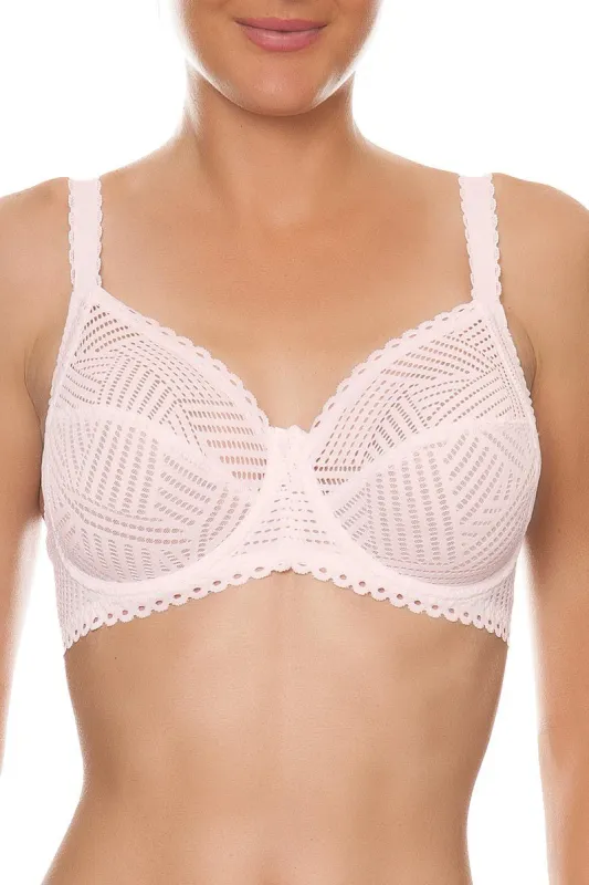 Antigel C37 Tressage Graphic Underwired full cup bra sold by Antigel