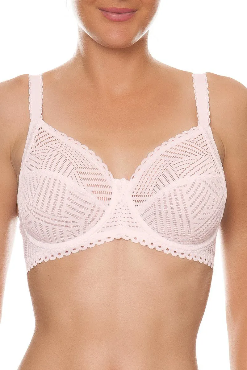 Antigel C37 Tressage Graphic Underwired full cup bra sold by Antigel