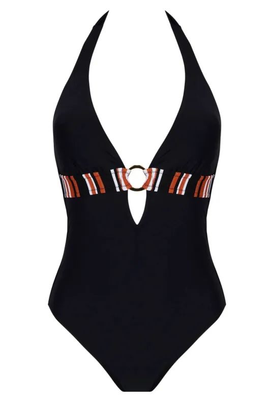 Antigel 77B L Antigel Globe Non Wire Halter Swimsuit sold by Antigel