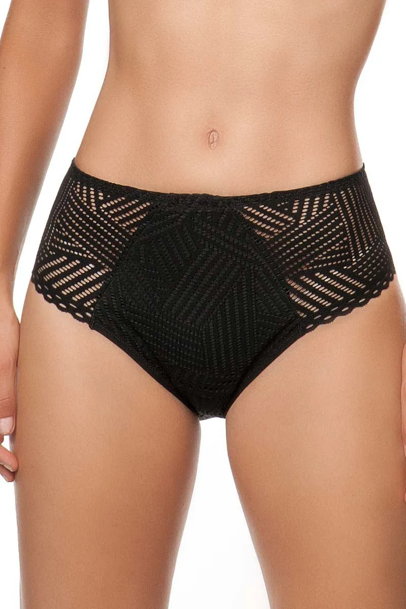 Antigel C37 Tressage Graphic High Waist Brief sold by Antigel