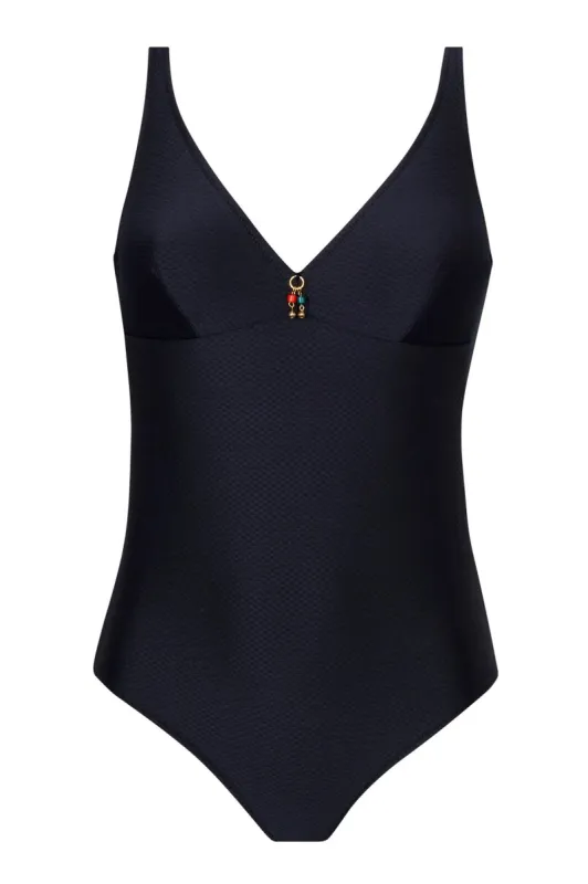 Antigel 07B La Vogueuse Non Wire Halter Swimsuit sold by Antigel