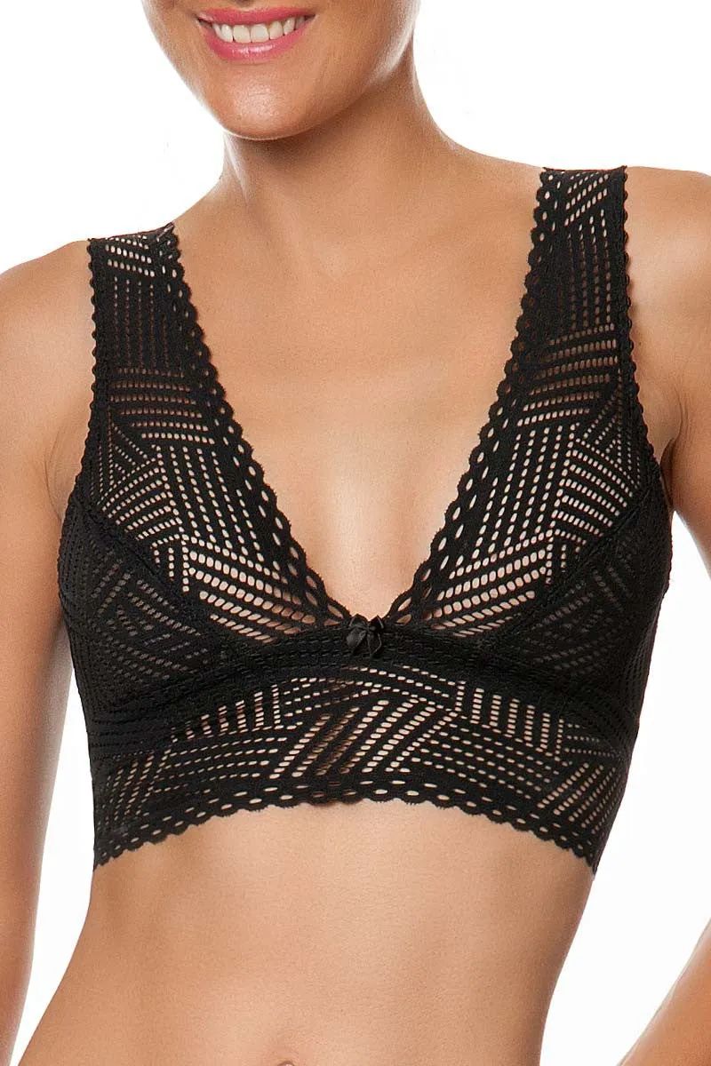 Antigel C37 Tressage Graphic Bralette sold by Antigel