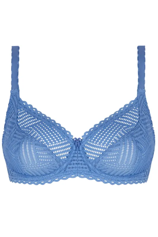 Antigel C37 Tressage Graphic Underwired half cup bra sold by Antigel