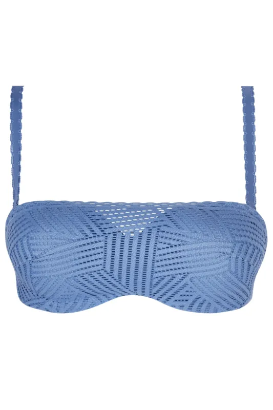Antigel C37 Tressage Graphic Bandeau coque bra with removable straps sold by Antigel