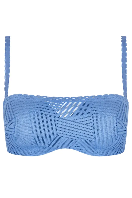 Antigel C37 Tressage Graphic Bandeau coque bra with removable straps sold by Antigel