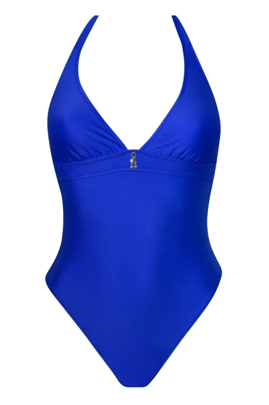Antigel La Vogueuse Non Wire Halter Swimsuit sold by Antigel