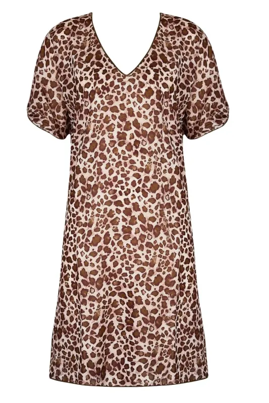 Antigel La Panthere Mystere Tunic Beach Cover-up sold by Antigel