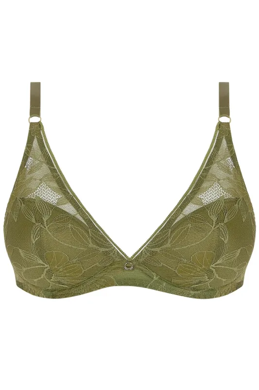 Antigel J07 Dentelle Rebelle Triangle Bra With Half Pad sold by Antigel