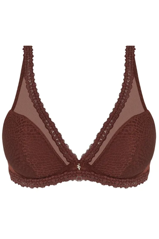 Antigel J47 Exquise En Dentelle Triangle Bra With Half Pad sold by Antigel
