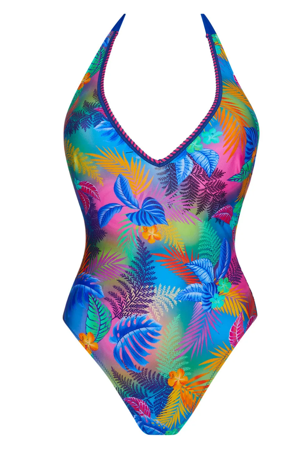 Antigel 47B L Avatar Des Iles Non Wire Halter Swimsuit sold by Antigel