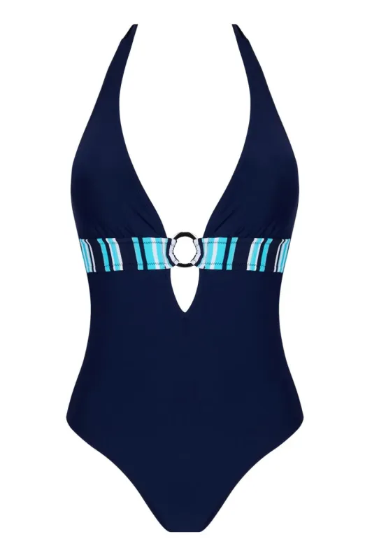 Antigel 77B L Antigel Globe Non Wire Halter Swimsuit sold by Antigel