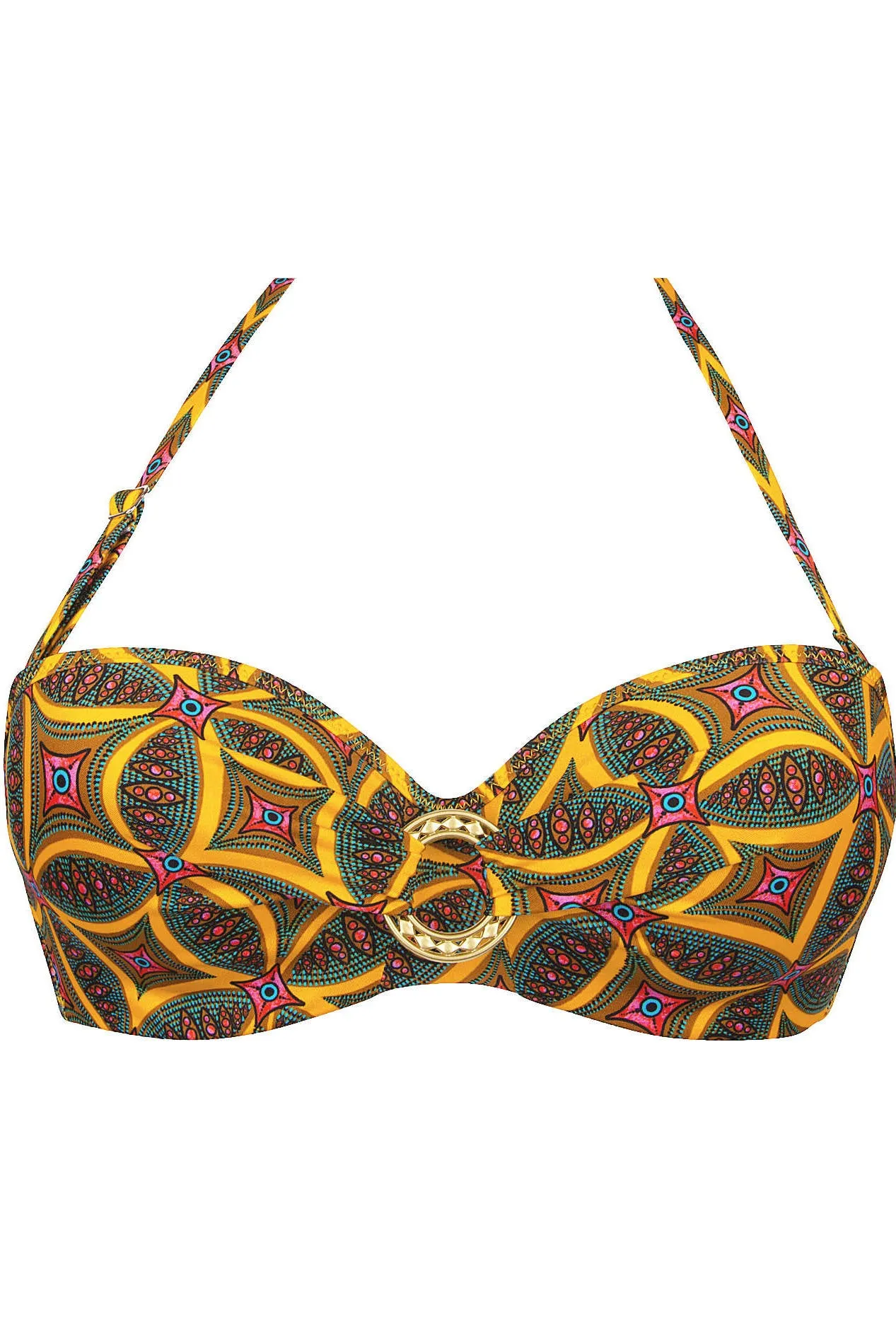 Antigel 56B La Muse Africa Strapless Bandeau Bikini Top sold by Antigel product image thumbnail 2