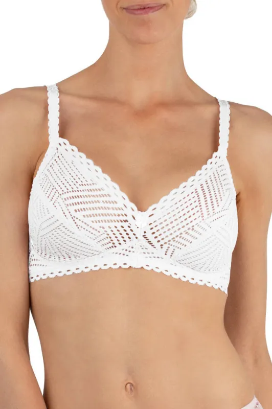 Antigel C37 Tressage Graphic Non Wire Bra sold by Antigel