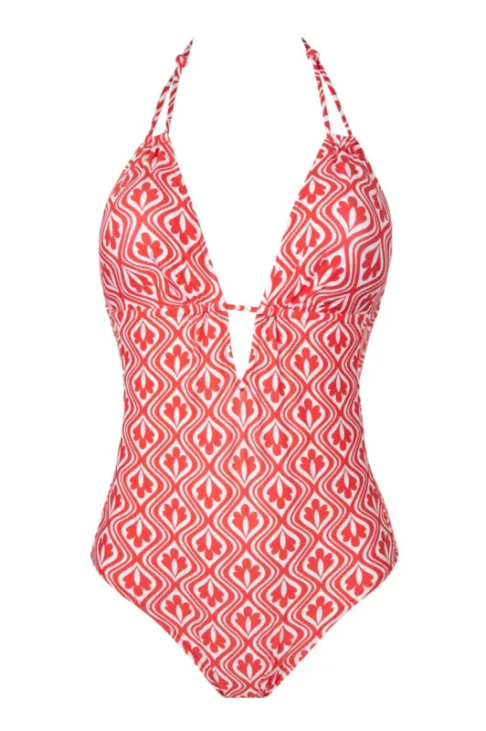 Antigel 37B La Relax Non Wire Halter Swimsuit sold by Antigel