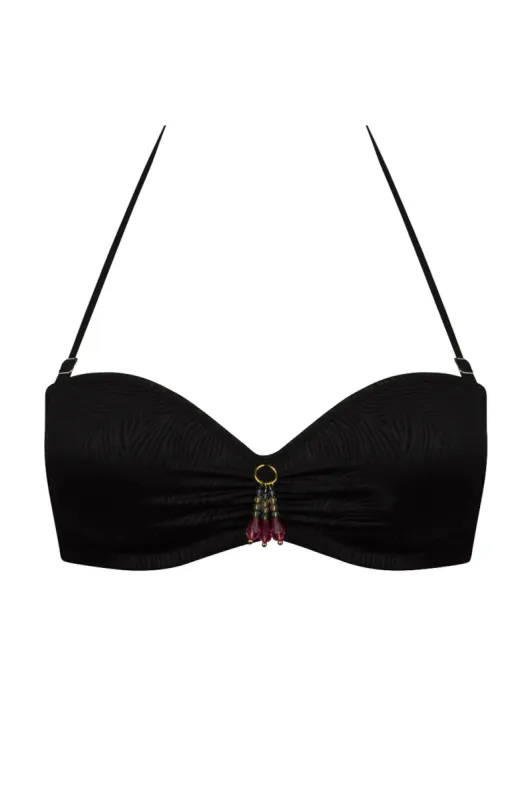 Antigel 26B La Muse Des Vagues Strapless Bandeau Bikini sold by Antigel