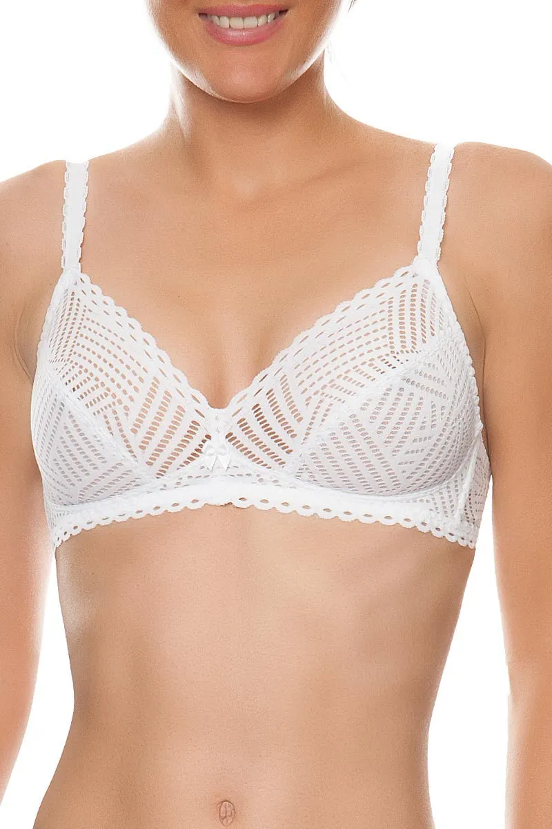 Antigel C37 Tressage Graphic Non Wire Bra sold by Antigel