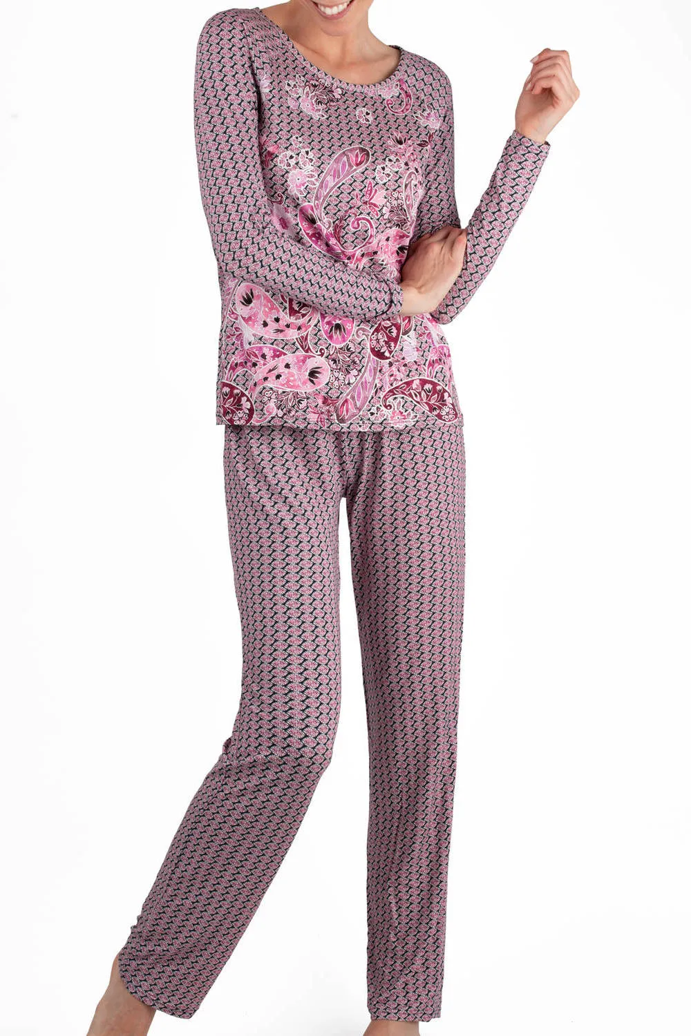 Antigel G13 Mosaic Cachemire Long sleeve top sold by Antigel product image thumbnail 3