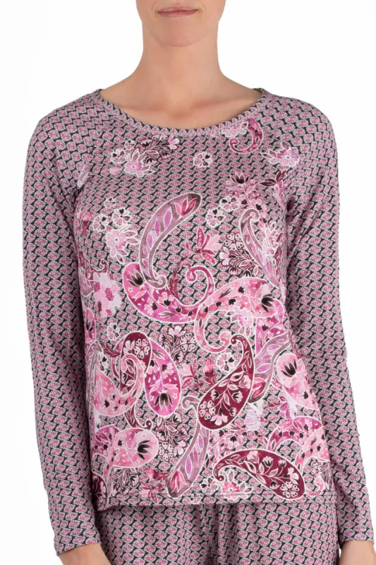 Antigel G13 Mosaic Cachemire Long sleeve top sold by Antigel